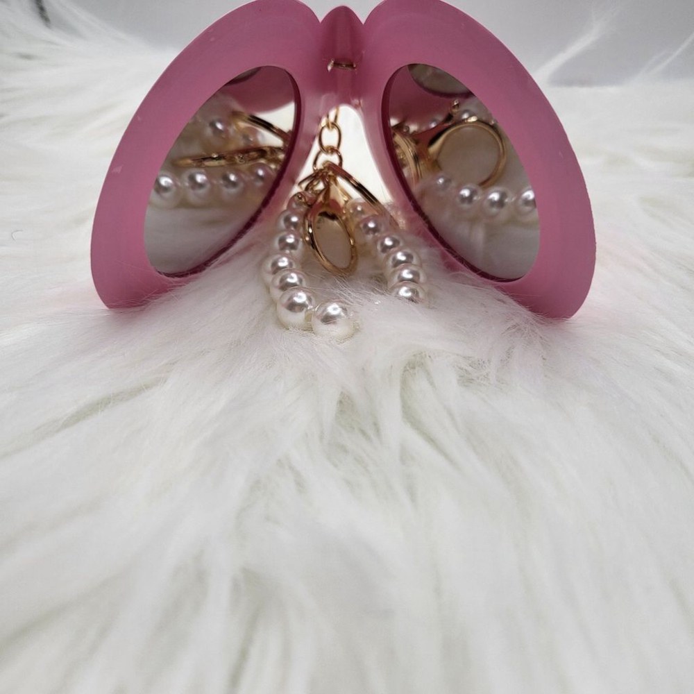 Designer Keychain Mirror Compact - Picture 7 of 9